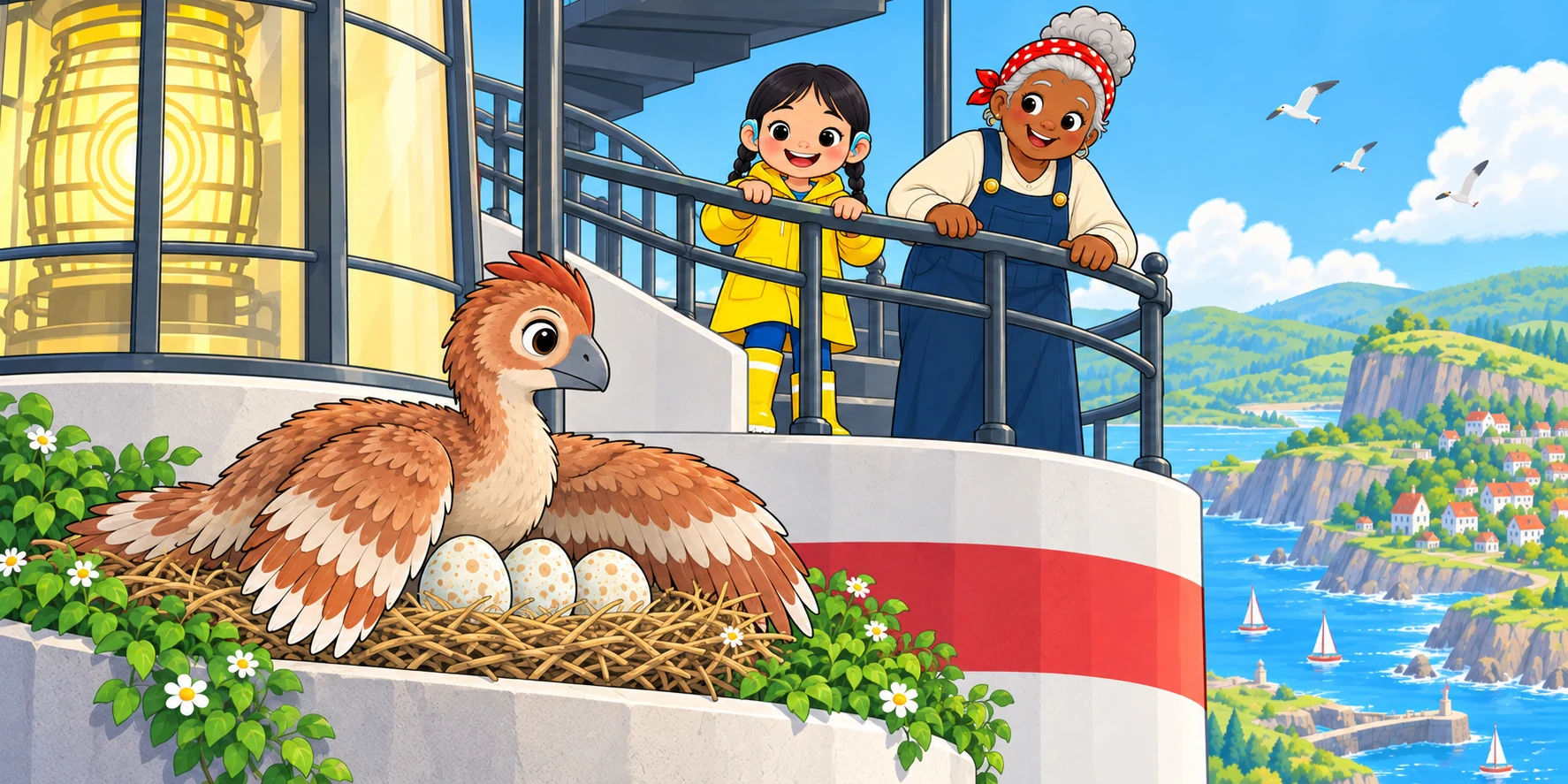 The Egg on the Ledge: Try, page 13.