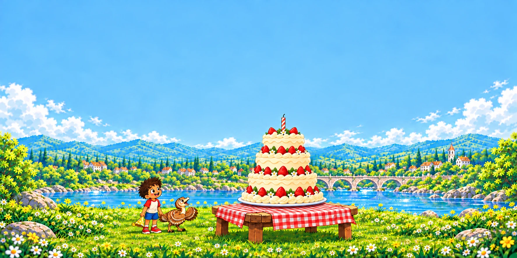 Waffle's Birthday Party: Go, page 11.