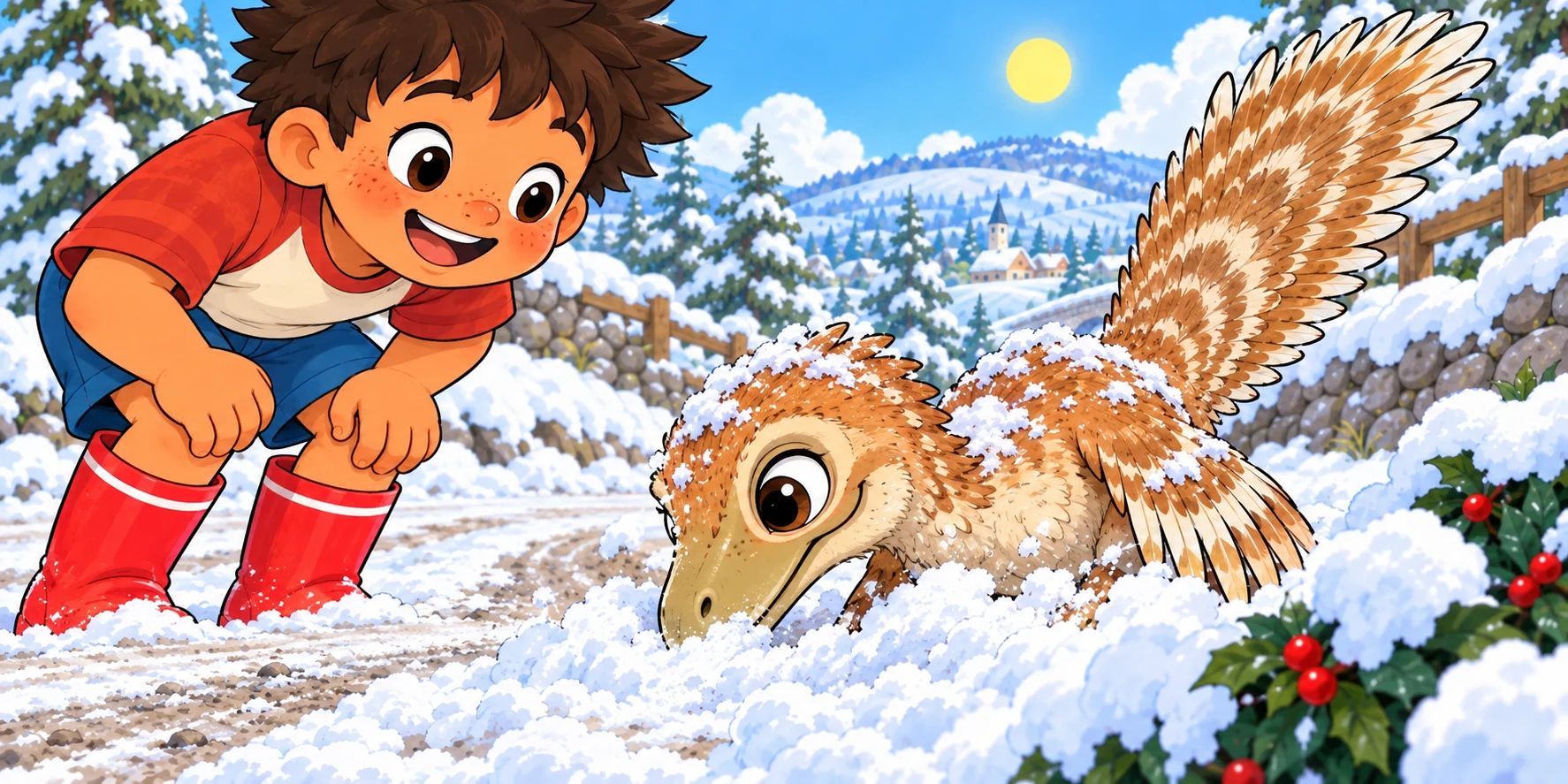 Snow on the Path: Try, page 16.